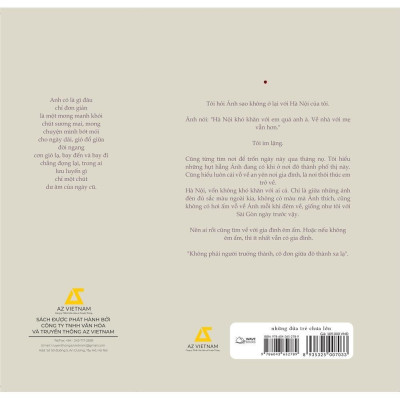 Sách - Những Đứa Trẻ Chưa Lớn - Elvis Nguyễn - AZ Việt Nam