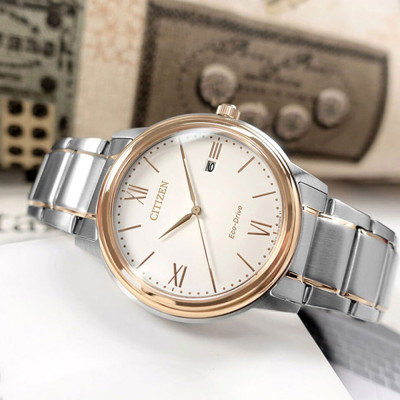 Đồng Hồ Nam Citizen Dây Thép Không Gỉ AW1676-86A - Mặt Trắng