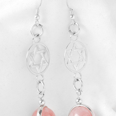 Bộ Trang Sức Đá Thạch Anh Hồng