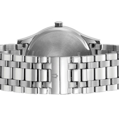 Đồng Hồ Nam Bulova Dây Thép Không Gỉ 96B261 - Mặt Đen