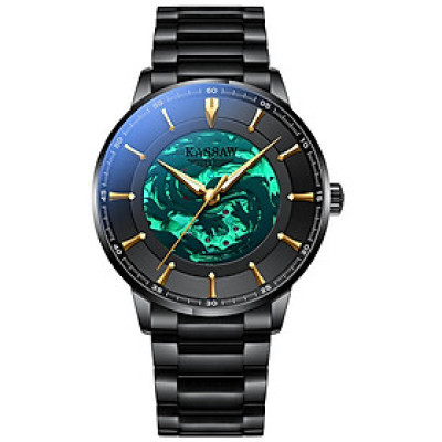 Đồng hồ nam chính hãng KASSAW FS4-1 Kính sapphire ,chống xước,Chống nước 50m,Bảo hành 24 tháng,Máy cơ (Automatic),Dây Kim loại Thép không gỉ 316L