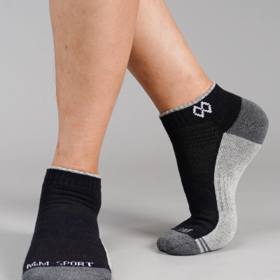 Combo 3 Đôi Tất Vớ Thể Thao, Vớ Đá Banh, Vớ Chạy Bộ Cổ Ngắn, Sợi Cotton Cao Cấp Chống Hôi Chân, Chống Phồng Rộp Chân, Chống Trượt Co Giãn 4 Chiều Mrm Manlywear - MM