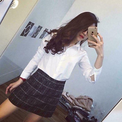 Áo sơ mi trắng dài tay