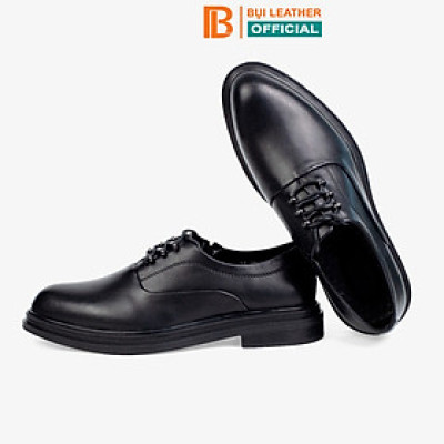 Giày da nam công sở đế cao Bụi Leather G123 - Da bò Nappa cao cấp - Phong cách trẻ trung năng động - Bảo hành 12 tháng