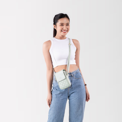 Túi Yuumy ( Thời trang nữ đi chơi size 11 - Túi đeo chéo da Seasand YN150 )