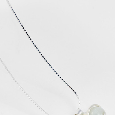 Mặt Dây Chuyền Phong Thủy Đá Cẩm Thạch Phỉ Thúy 1 Hạt Tặng Dây Chuyền Bạc (8mm) Mệnh Mộc, Hỏa Ngọc Quý Gemstones