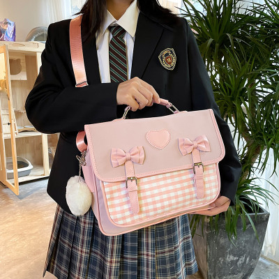 Cặp đi học, đi chơi BH Kids phong cách Lolita JK, thời trang Nhật Bản, chống nước, chống sốc, trẻ trung, cá tính - CH111