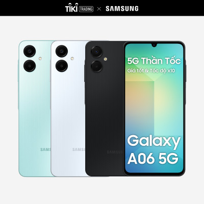 Điện thoại Samsung Galaxy A06 5G (4/128GB), Màn Hình Cực Đại HD+ 6.7”, 5G Kết nối cực nhanh - Hàng chính hãng