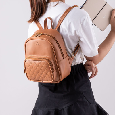 Balo nữ thời trang YUUMY YBA35 cách điệu họa tiết hình thoi trẻ trung, cá tính