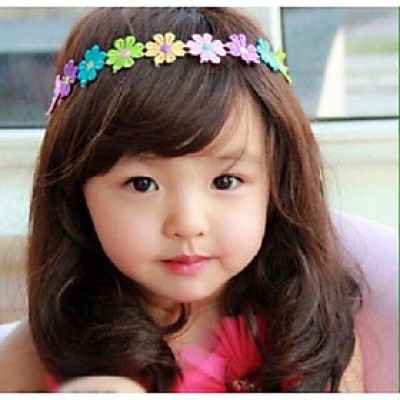 Tóc giả cho bé cúp dài cho bé- tặng lưới chùm tóc