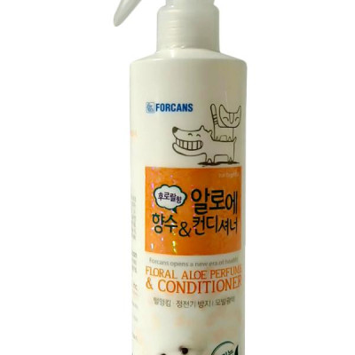 Nước Hoa Và Dầu Xả Cho Thú Cưng Chiết Xuất Nha Đam Forcans 300ml