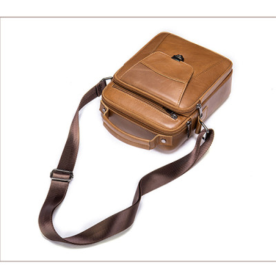 Túi đeo chéo nam Marrant BHM7329 Túi xách tay, da bò nguyên miếng, không bong tróc