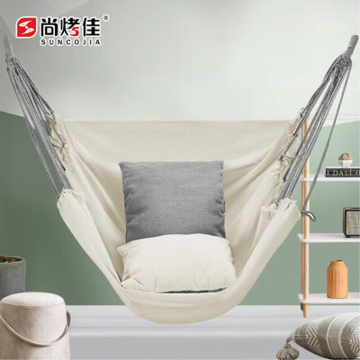 Võng ghế treo canvas Suncojia chịu lực 200kg tiện lợi cho du lịch cắm trại, sử dụng trong nhà