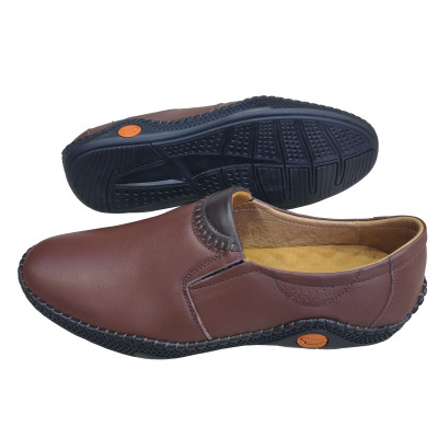 Giày mọi nam da bò thật HÀ NAM cao cấp GM2043