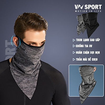 Khăn Cổ Đa Năng VNSPORT - VNS005, Hàng Cao Cấp Chống Nắng, Chống Khói Bụi, Chống Tia Cực Tím, Giữ Ẩm Mặt Và Cổ Phù Hợp Cho Đi Xe Dã Ngoại