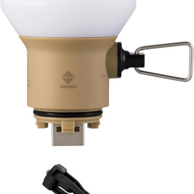 COMBO Pin Dự Phòng 10000 mAh Và Đèn LED Dã Ngoại 7.5W NESTOUT - Hàng Chính Hãng - ELECOM OFFICIAL SHOP