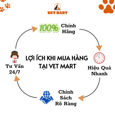 Thuốc Hỗ Trợ Tiêu Hóa Five-Prozyme 5way for pet Dành Cho Thú Cưng 1 Hộp 50 Gói x 5g - Fivevet