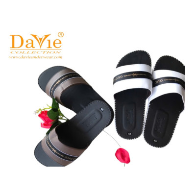 Dép Nam Quai Ngang Thương Hiệu Davie Mã Dvsd05 Đế Bằng Chống Trơn Trượt