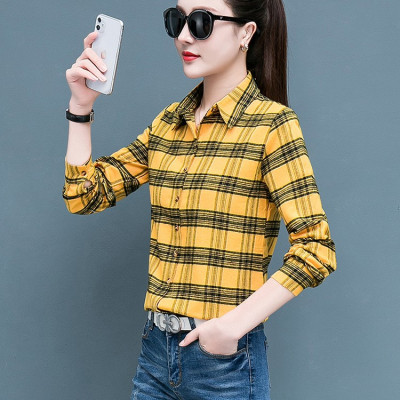 Sơ mi nữ,áo sơ mi nữ hoạ tiết caro Sm22