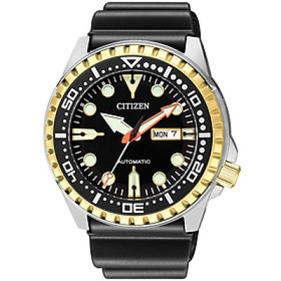 Đồng Hồ Nam Citizen Dây Cao Su NH8384-14E - Mặt Đen