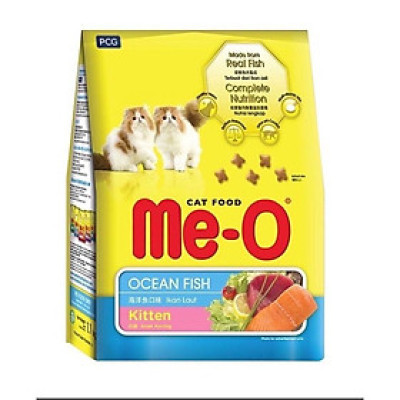 Hạt Me-o Kitten vị cá biển cho mèo con gói 1.1kg