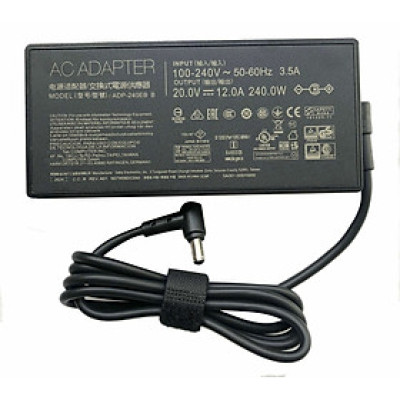 Sạc dành cho Laptop Gaming Asus ROG Strix G15 G513 G513IM G513IC AC Adapter 240W 20V 12A kèm dây nguồn - Hàng nhập khẩu