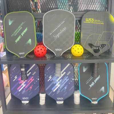 Vợt Tập Pickleball VENDY High Power T700 Carbon Fiber 16mm - Hàng Chính Hãng (1 Cái)
