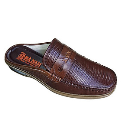 Dép Bít Mũi Nam HÀ NAM Da Bò Thật Cao Cấp GGSB20162