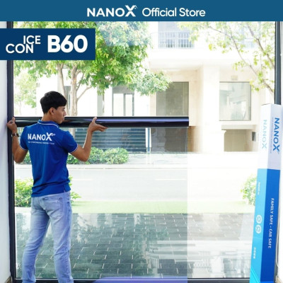 Phim cách nhiệt dán kính NanoX B60 chống nắng nóng & chống UV mạnh mẽ