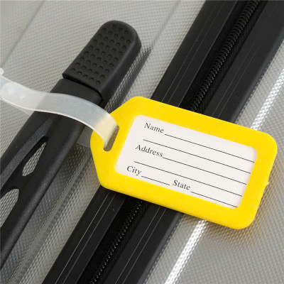 COMBO 10 Thẻ Hành Lý Name Tag Vali Du Lịch Móc Treo Cặp Sách Balo Đánh Dấu Ghi Tên Dễ Thương 8x5cm