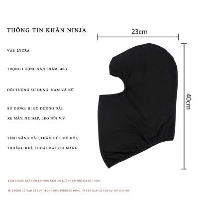 Khăn trùm kín mặt chống nắng, chống tia UV khi đi xe dành cho cả nam và nữ Rimix Khẩu trang băng lụa chống nắng cao cấp chống tia UV, chống bụi, UPF50+ 