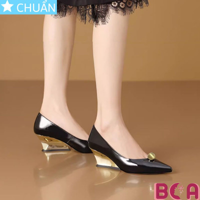 Giày đế xuồng cao gót nữ 6 phân RO689 ROSATA tại BCASHOP kiểu dáng hiện đại, thanh lịch và tôn dáng