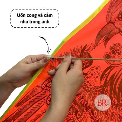 Diều Phượng Hoàng 3 Đuôi Kèm Dây Dài 80M 140*92Cm