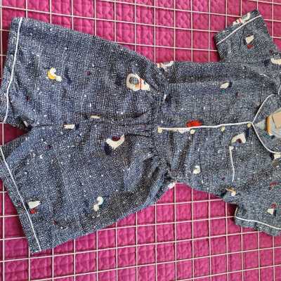 Combo 2 sét đồ pijama nữ ngắn tay mặc nhà (giao màu ngẫu nhiên)