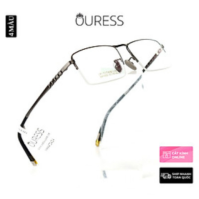 Gọng kính titanium thời trang nam siêu nhẹ siêu bền OURESS sw10002