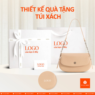 Túi Yuumy (Thời trang nữ nắp gập dáng cong size 24 - Túi đeo vai da Seasand YN340)