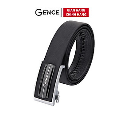 Thắt Lưng Nam Dây Lưng Hàng Hiệu GENCE LG33 Chất Liệu Da Bò Cao Cấp Màu Đen