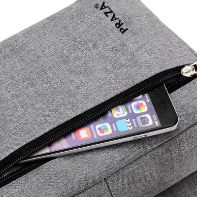 Túi Đeo Chéo Praza DCTK095 (23 x 17 cm) - Xám