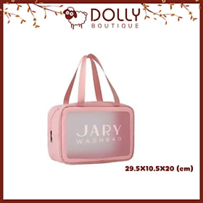 Túi đựng mỹ phẩm trong suốt JARY Wash Bag Size L - SIZE 29.5X10.5X20 cm