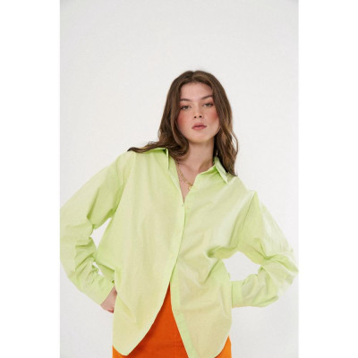 DOTTIE - Áo sơmi căn bản form rộng nữ T0598