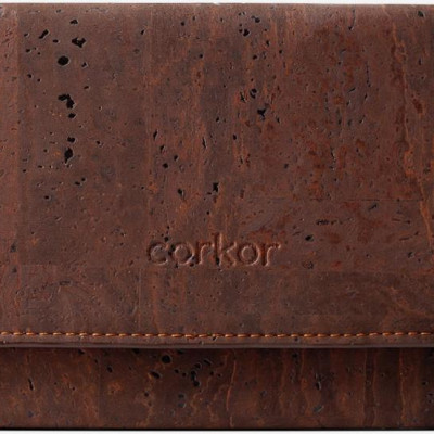 Ví nữ nắp lật khóa nam châm WOMEN CORK WALLET SLIM - HGcork Corkor CK273 - Nhiều màu - Vật liệu 100% da cork thực vật thuần chay từ vỏ cây sồi Bồ Đào Nha, Siêu bền, Chống cháy, Chống mốc, Chống thấm nước  – Hàng chính hãng, Sản xuất Handmade bởi Nghệ nhân