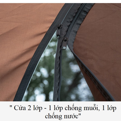 Lều cắm trại tự bung , lều du lịch dã ngoại dành cho 6-8 người, chống thấm nước -ZL039