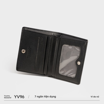 Ví Yuumy ( Thời trang nữ dáng đứng gập đôi tiện dụng - Ví da Seasand YV96 )