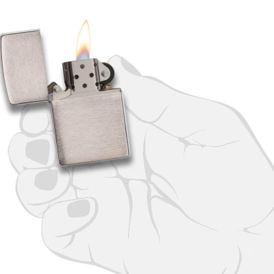 Bật lửa Zippo Armor Brush Chrome 162