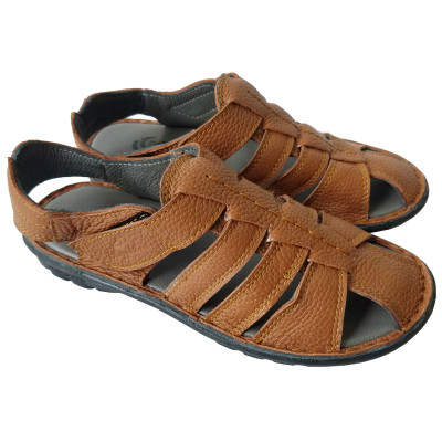 Giày Sandal Nam Bít Đầu BIGGBEN Da Bò Thật Cao Cấp SD141