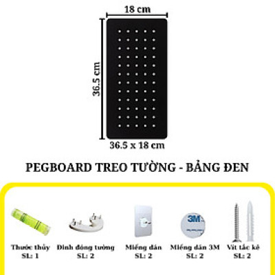 Bảng lỗ Pegboard Dola Home kim loại cao cấp treo tường. Bảng treo trang trí decor nhà cửa, góc làm việc
