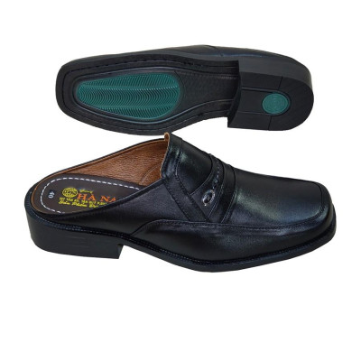 Dép Bít Mũi Nam Da Bò Thật TiTi ĐÔ Cao Cấp GSB20136