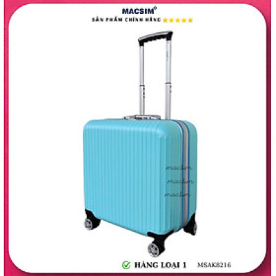 Vali cao cấp Macsim Aksen hàng loại 1 MSAK8216 cỡ 17 inch màu xanh-hồng