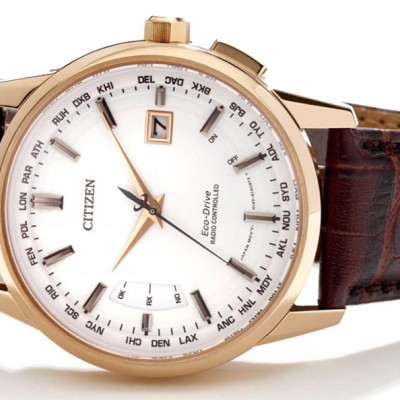 Đồng Hồ Nam Citizen Dây Da CB0153-21A - Mặt Trắng (Sapphire)