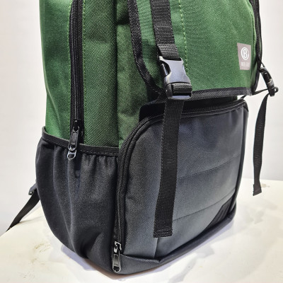 ( XEM VIDEO ) Balo nam nữ thời trang Hàn quốc để được laptop 14in du lịch chống thấm nước 111 BEE GEE ( NẮP CÓ 2 NỊT )